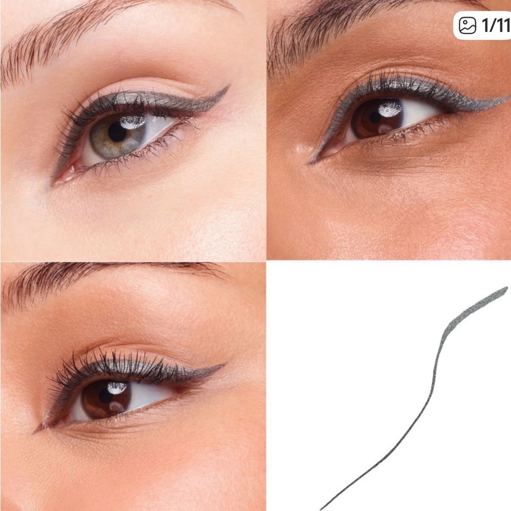 New! STILA Shimmering graphite Stay All Day Liquid Eye Liner Micro Tip
